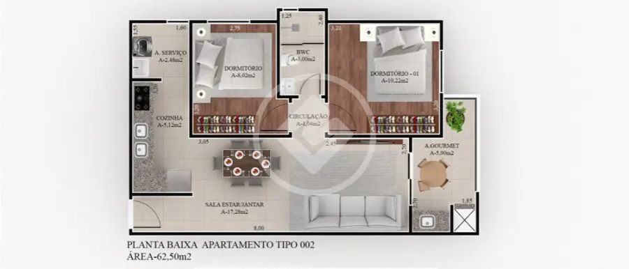 Imagem 3 - Apartamento em Country, Cascavel - PR