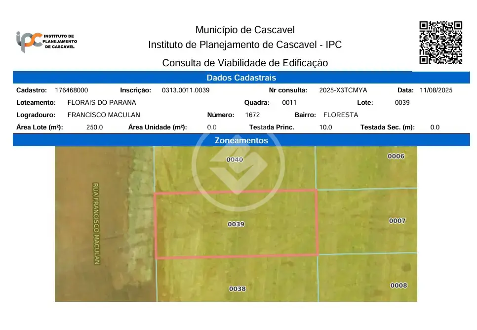 Imagem 1 - Terreno em Floresta, Cascavel - PR