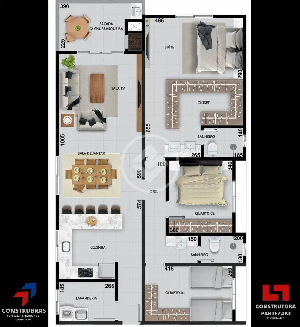 Imagem 4 - Apartamento em Centro, Cascavel - PR