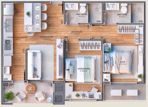 Imagem 2 - Apartamento em São Cristóvão, Cascavel - PR