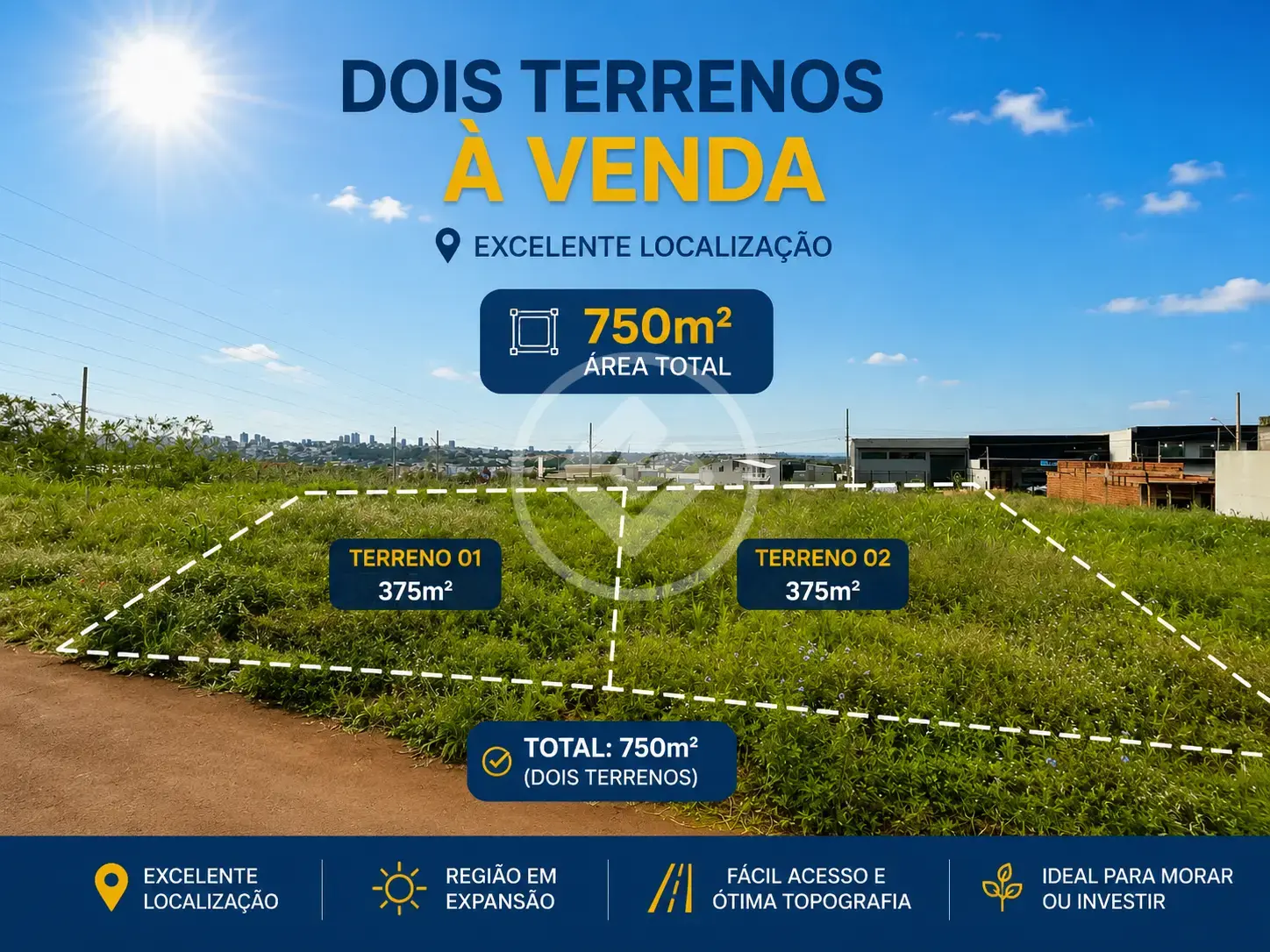 Imagem 1 - Terreno em colina dourada, Cascavel - PR