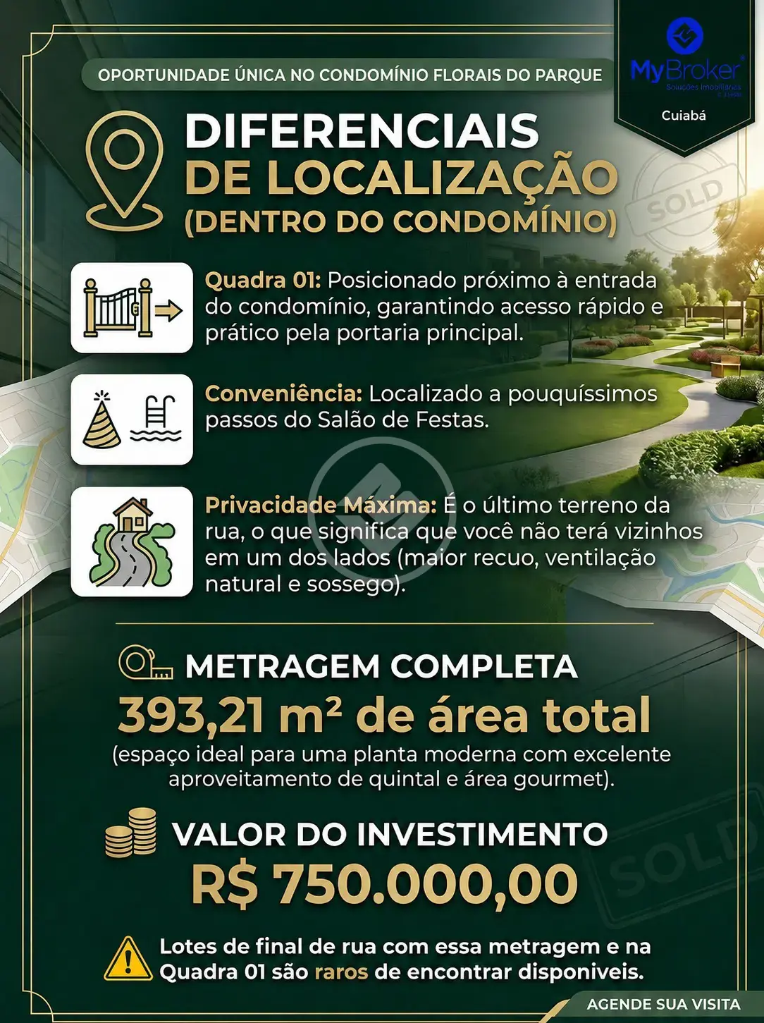 Imagem 2 - Terreno Condomínio em Morada dos Nobres, Cuiabá - MT