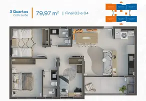 Apartamento Despraiado, Cuiabá - MT — foto 2