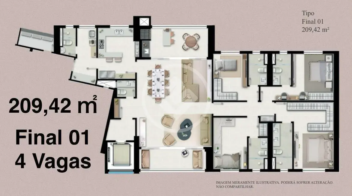 Image 2 - Apartamento em Santa Rosa, Cuiabá - MT