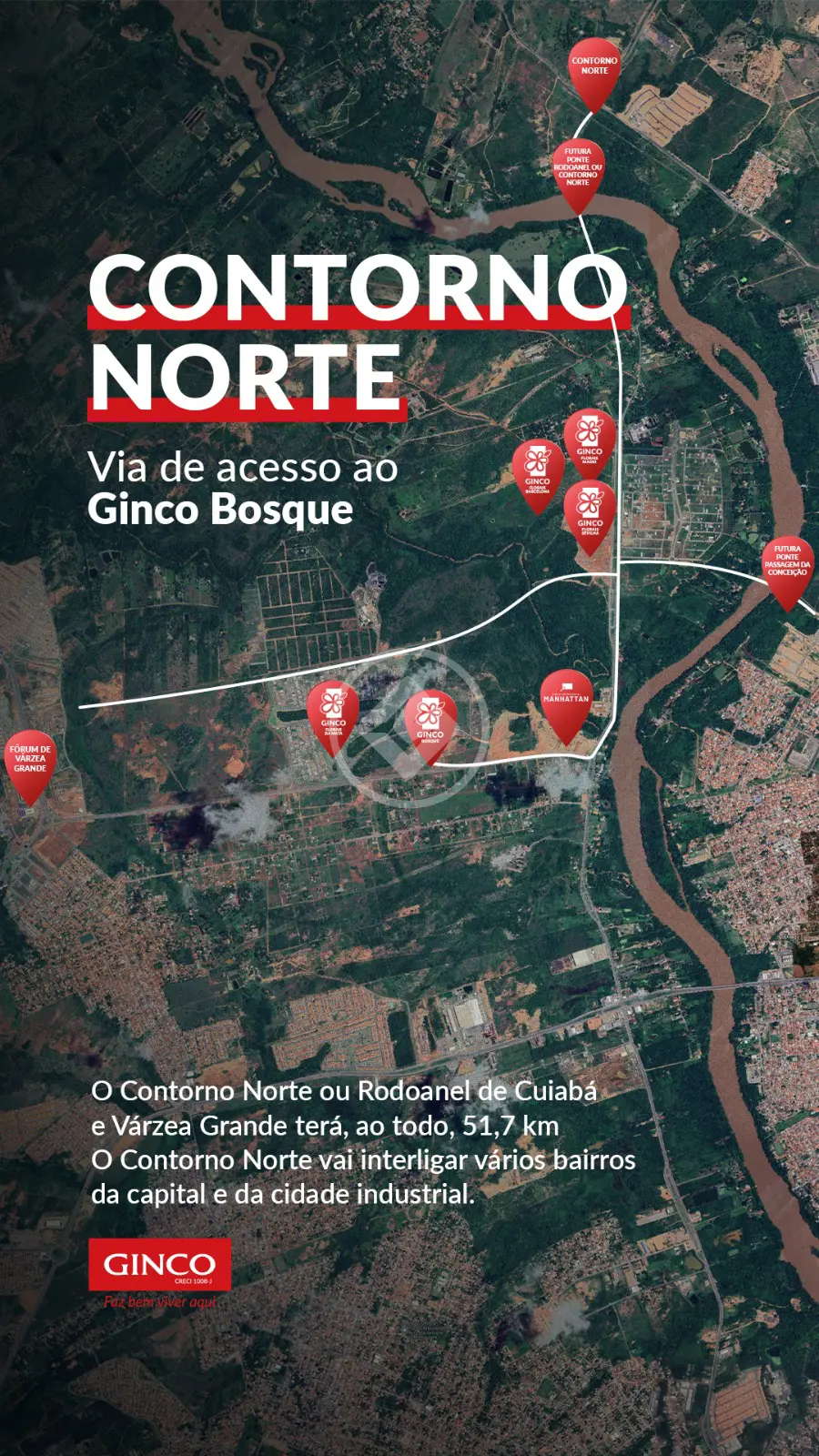 Imagem 1 - Terreno Condomínio em PETRÓPOLIS, Várzea Grande - MT