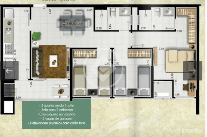 Imagem 6 - Apartamento em GRANDE TERCEIRO, Cuiabá - MT