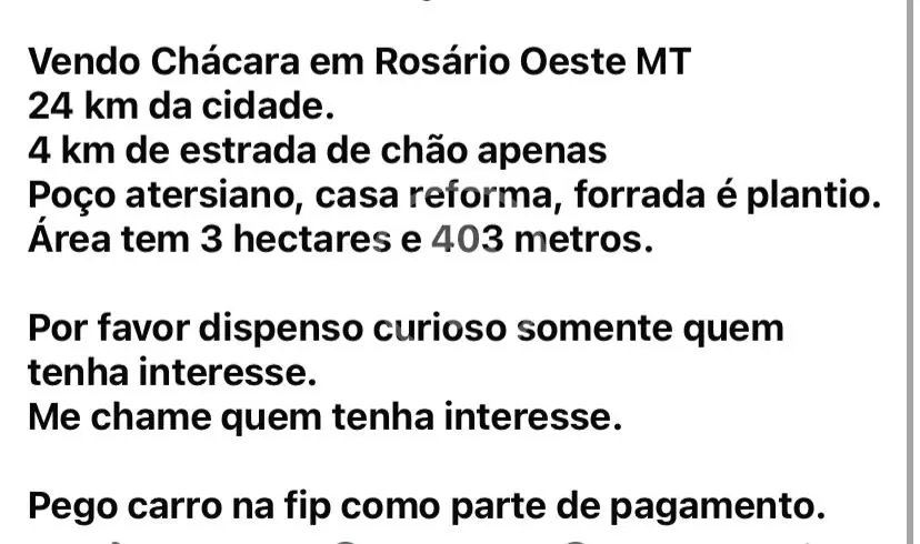 Image 14 - Chácara em ZONA RURAL, CIDADE CONVERSAO - MT