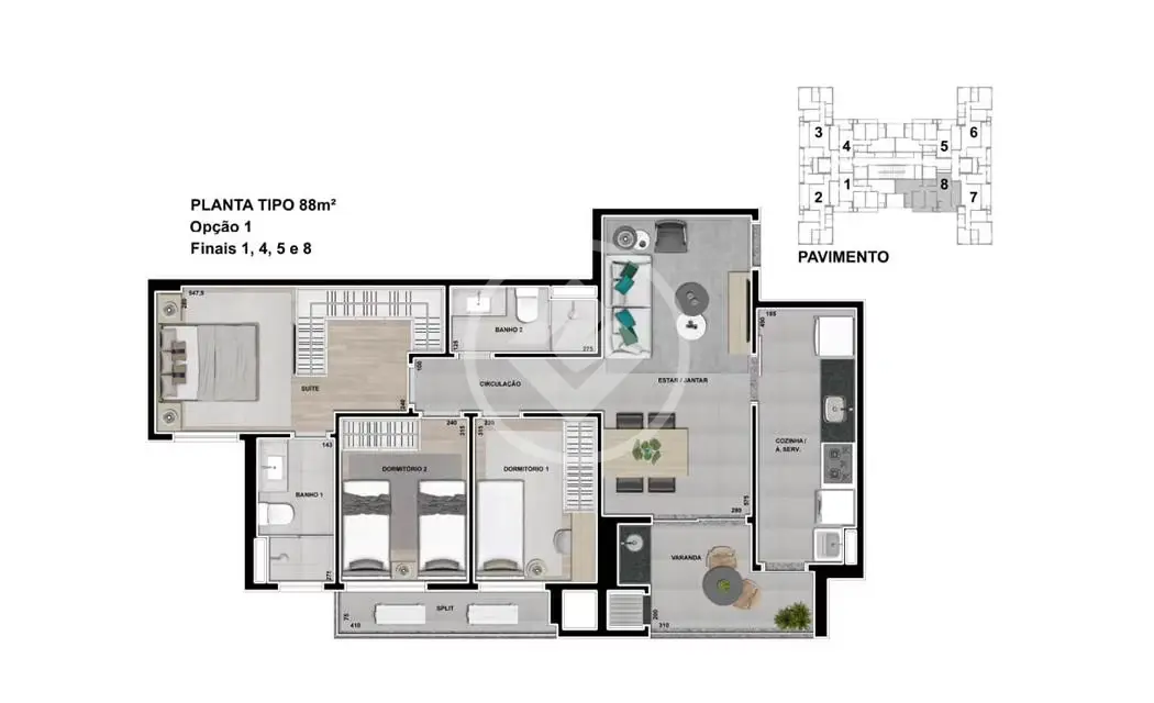Apartamento JARDIM CUIABÁ, Cuiabá - MT — foto 2