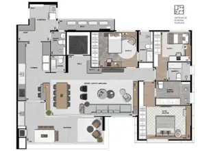 Apartamento Jardim das Américas, Cuiabá - MT — foto 2
