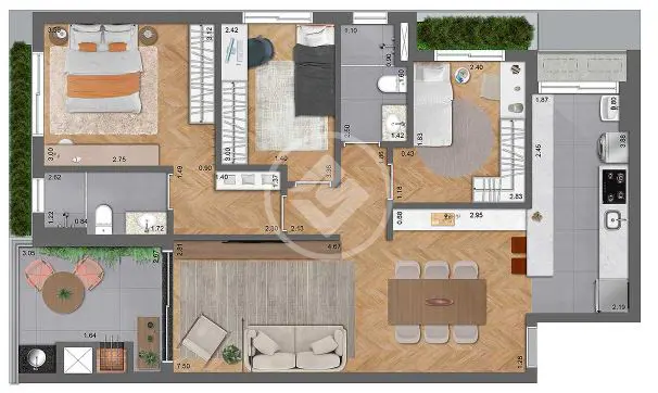 Apartamento BIGORRILHO, Curitiba - PR — foto 2
