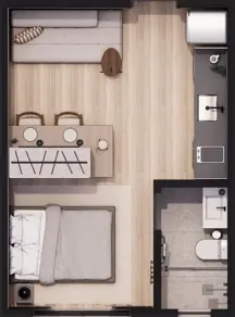 Imagem 5 - Loft / Studio em ALTO DA GLORIA, Curitiba - PR