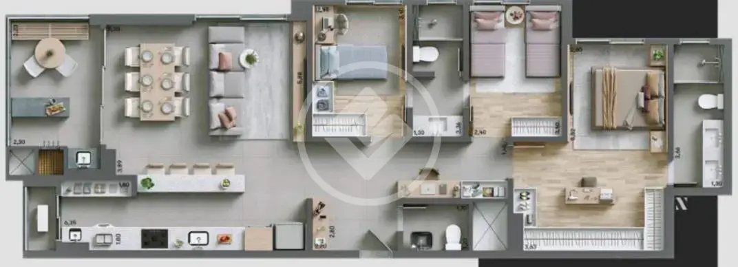 Image 2 - Apartamento em CIDADE INDUSTRIAL, Curitiba - PR