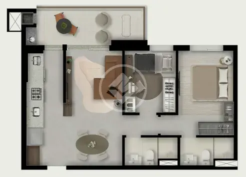 Imagem 6 - Apartamento em Portão, Curitiba - PR