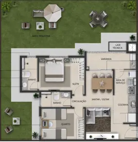 Imagem 3 - Apartamento Garden em Lindoia, Curitiba - PR