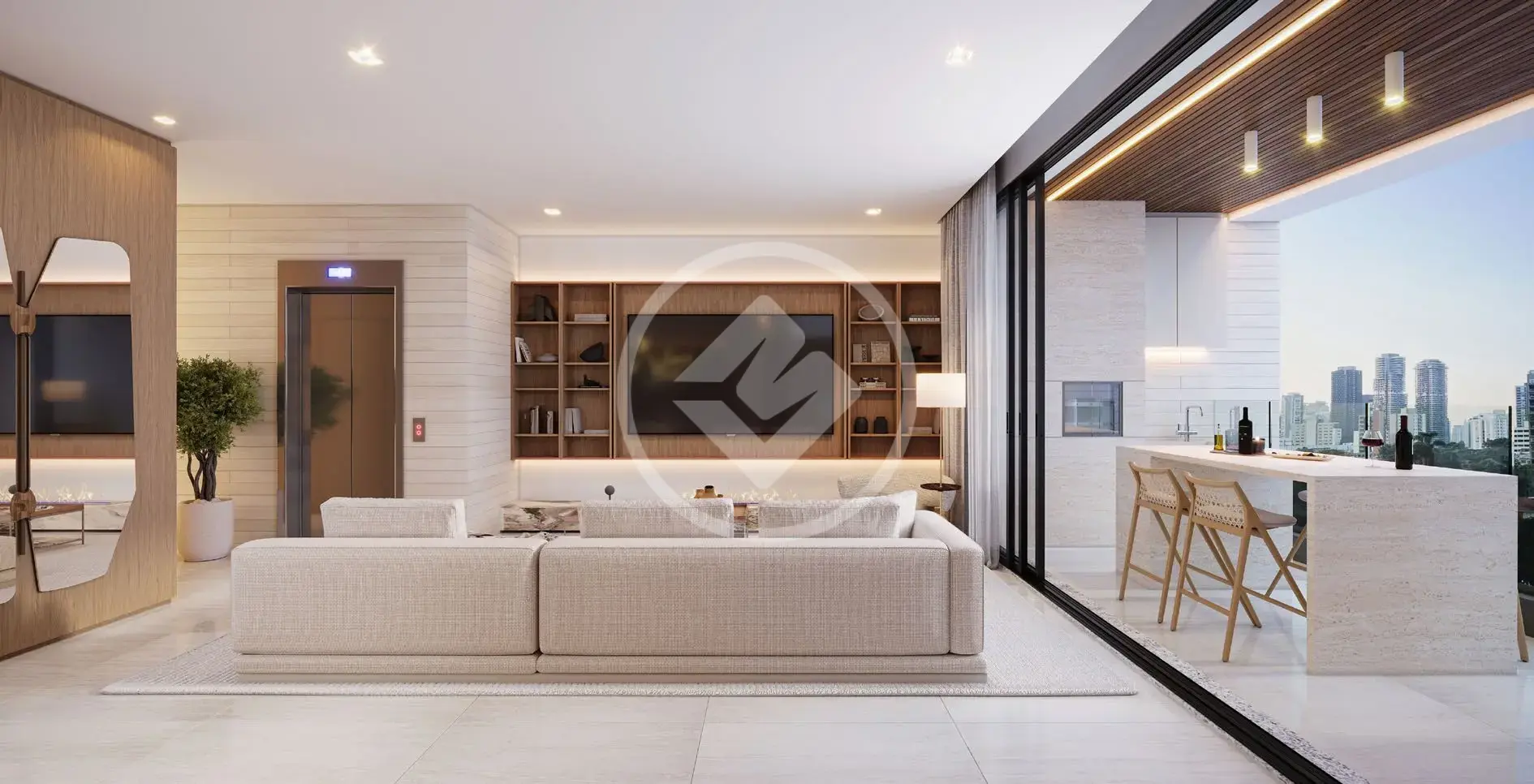 Imagem 1 - Apartamento em Mossunguê, Curitiba - PR