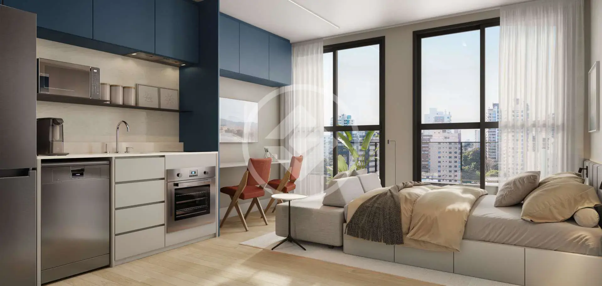 Imagem 1 - Loft / Studio em Rebouças, Curitiba - PR