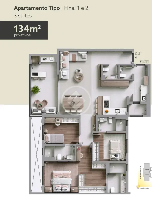 Image 4 - Apartamento em Merces, Curitiba - PR