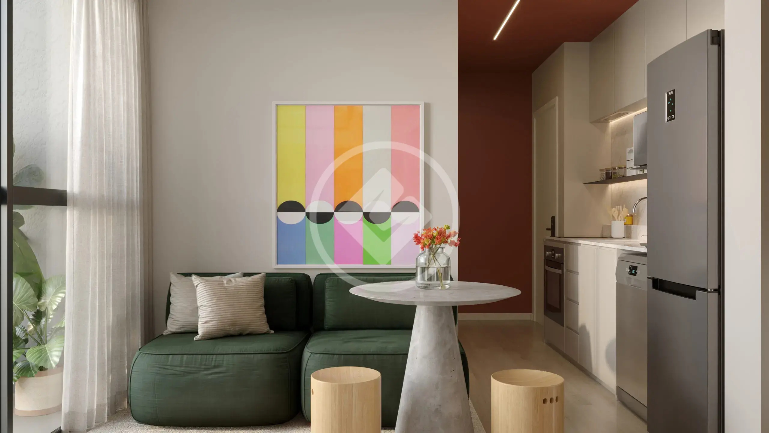Imagem 1 - Loft / Studio em Rebouças, Curitiba - PR