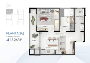 Imagem 5 - Apartamento em Centro Cívico, Curitiba - PR