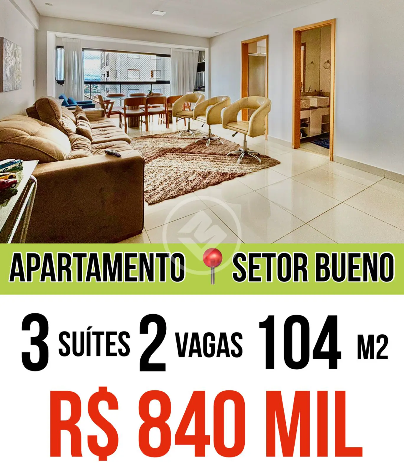 Apartamento Setor Bueno, Goiânia - GO — foto 1