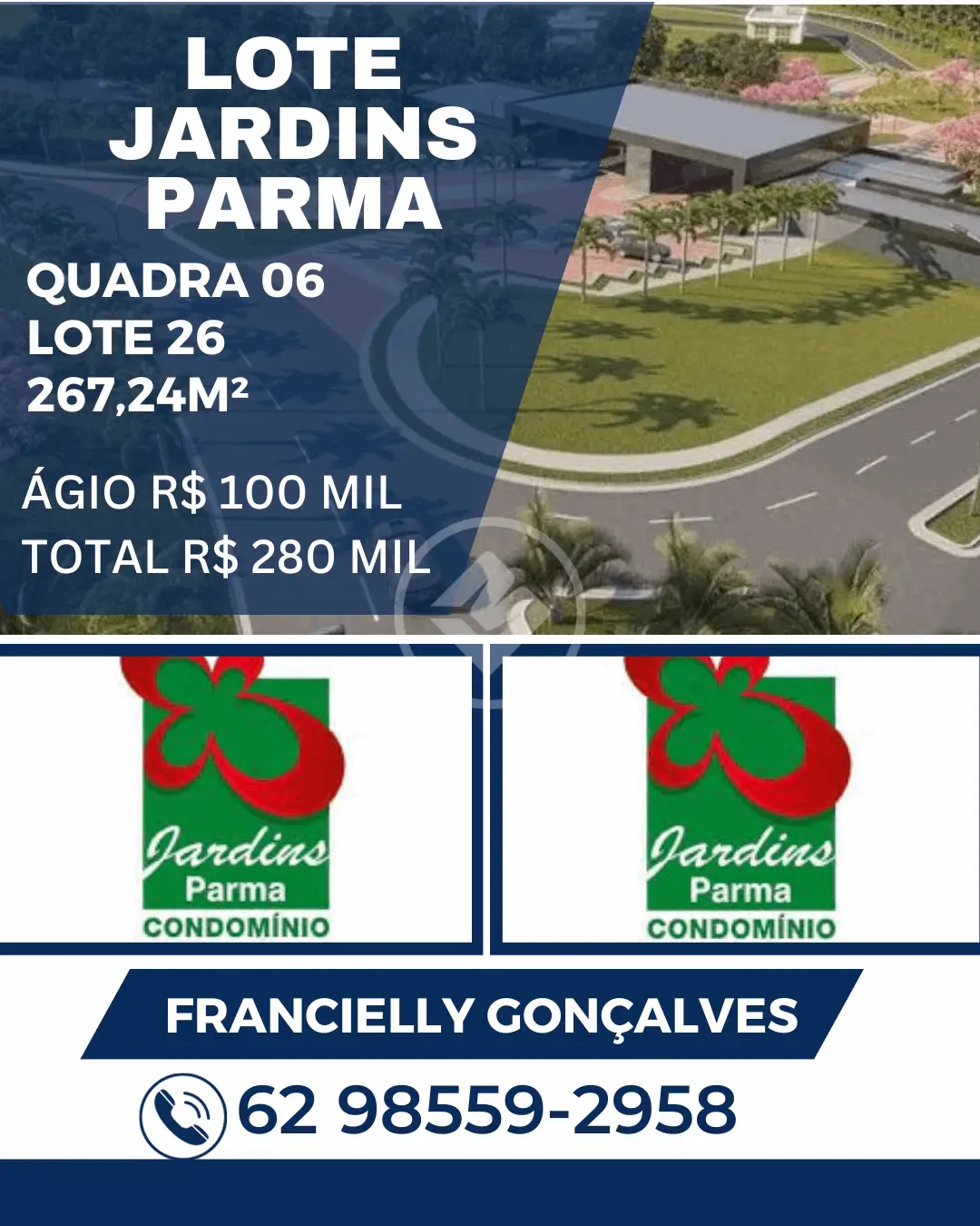 Imagem 1 - Terreno Condomínio em Distrito Agroindustrial, Senador Canedo - GO