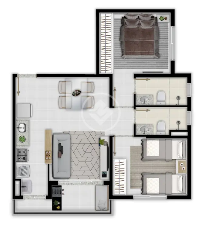 Imagem 5 - Apartamento em Jardim Palacio, Aparecida de Goiânia - GO