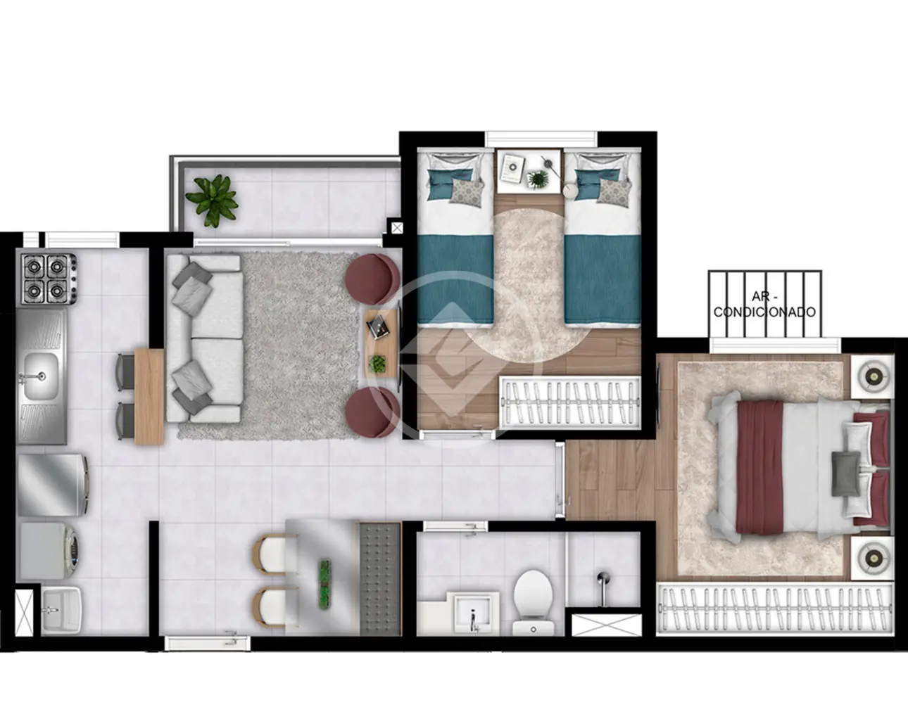 Imagem 5 - Apartamento em Vila São Luiz, Goiânia - GO