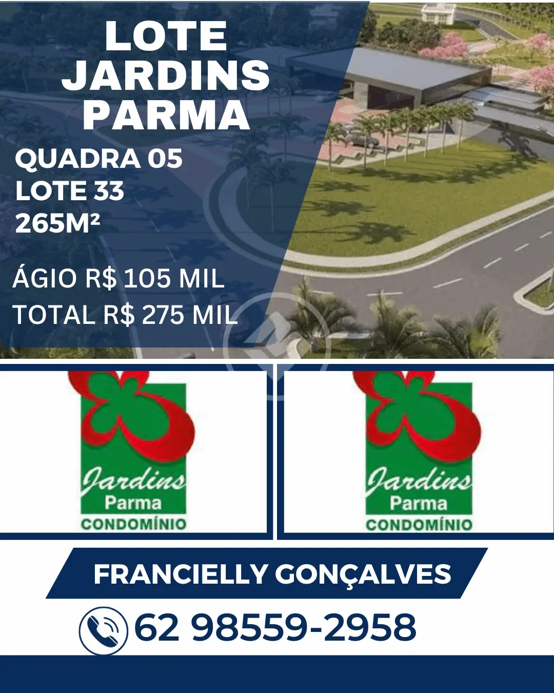 Imagem 1 - Terreno Condomínio em Distrito Agroindustrial, Senador Canedo - GO