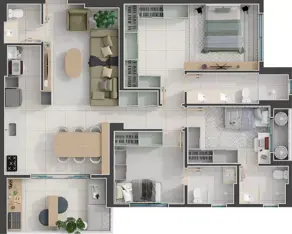 Apartamento Jardim América, Goiânia - GO — foto 1