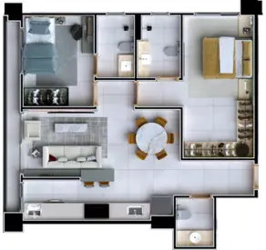 Apartamento Setor Bueno, Goiânia - GO — foto 1