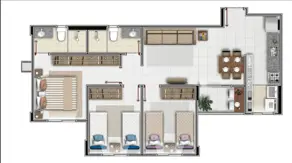 Imagem 6 - Apartamento em Parque Oeste Industrial, Goiânia - GO