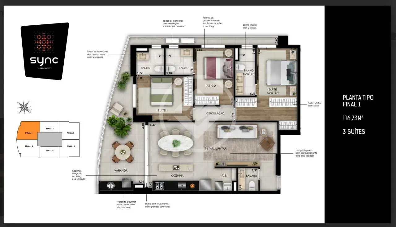 Imagem 1 - Apartamento em Setor Marista, Goiânia - GO