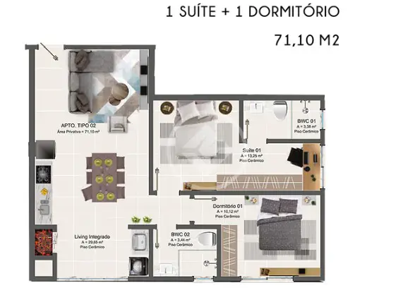 Imagem 5 - Apartamento em Alto Pereque, Porto Belo - SC