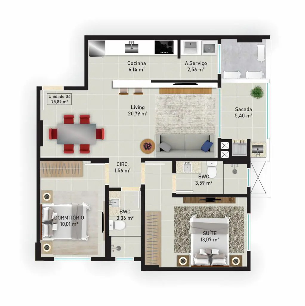 Image 24 - Apartamento em Barreiros, São José - SC