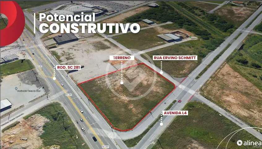 Imagem 1 - Terreno Comercial em Centro, Palhoça - SC