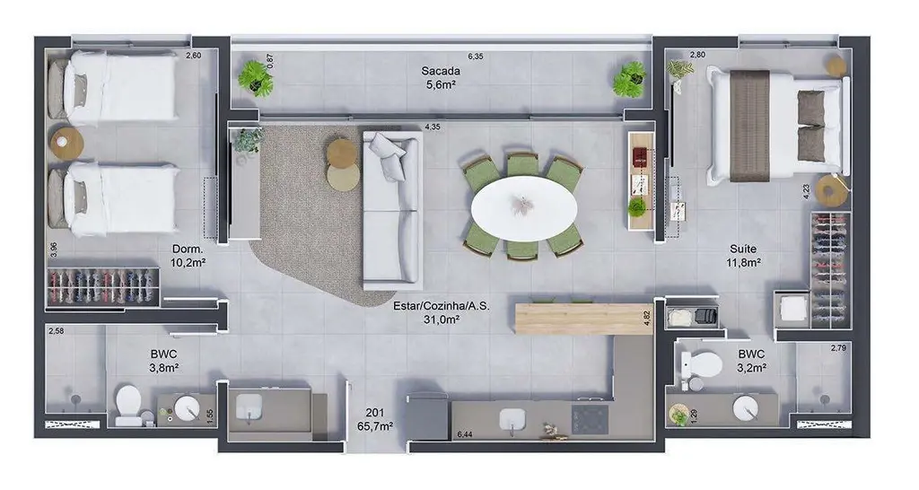Image 33 - Apartamento em Jardim Atlântico, Florianópolis - SC