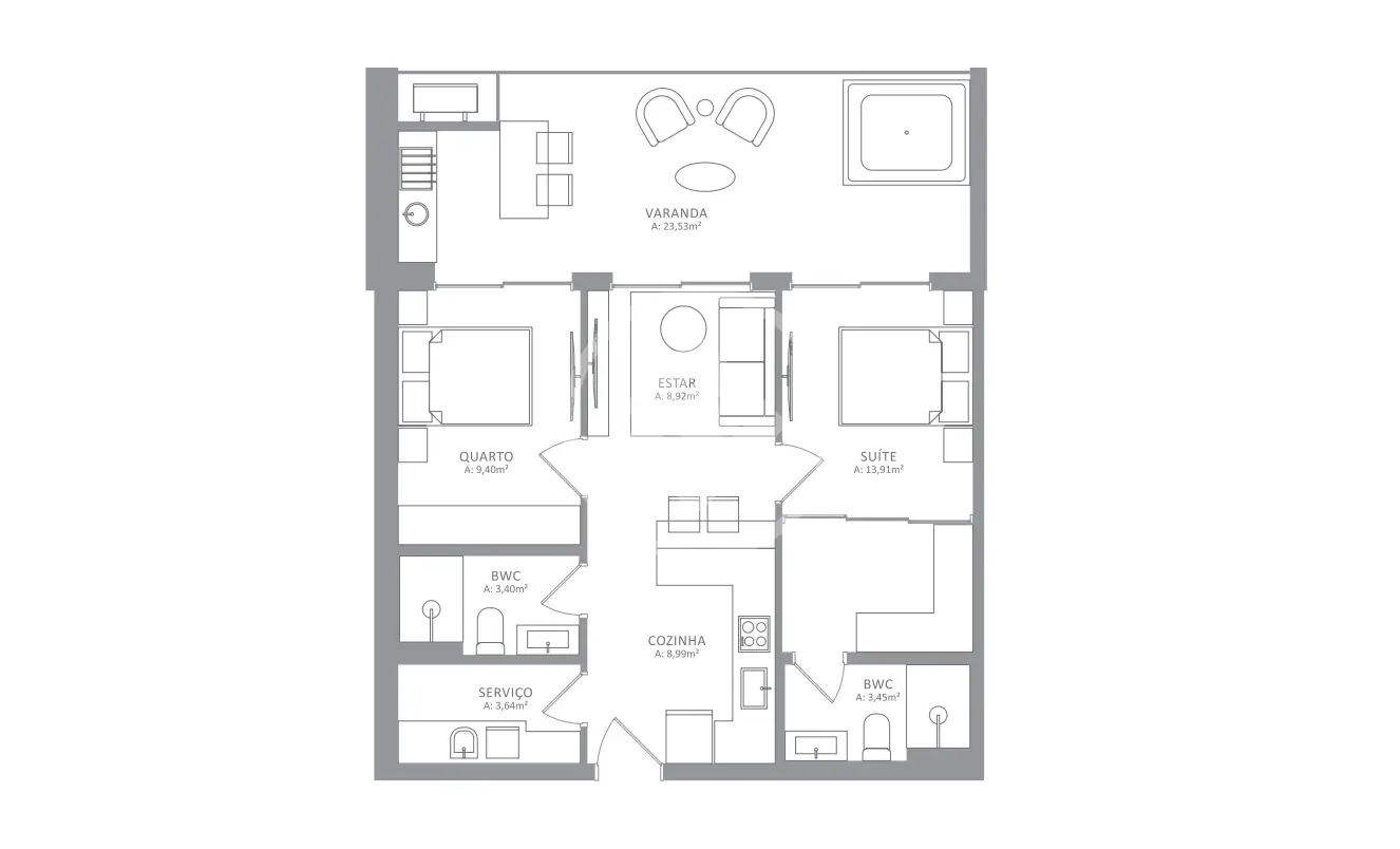 Imagem 4 - Apartamento em Campeche, Florianópolis - SC