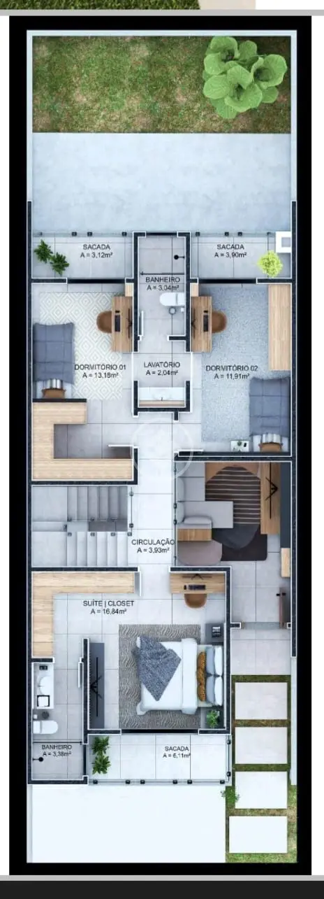 Imagem 2 - Casa Condomínio em Beira Rio, Biguaçu - SC