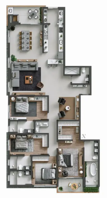 Image 27 - Apartamento em JURERÊ, Florianópolis - SC