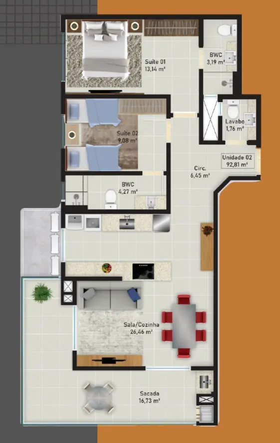 Image 18 - Apartamento em Barreiros, São José - SC