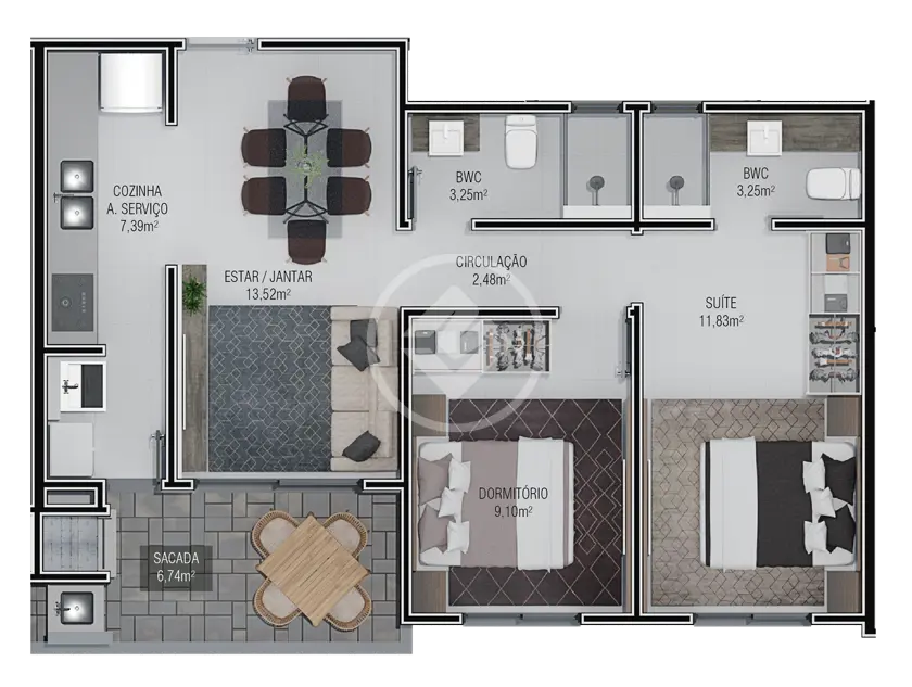 Imagem 6 - Apartamento em JURERÊ, Florianópolis - SC