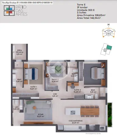 Imagem 5 - Apartamento em PEDRA BRANCA, Palhoça - SC