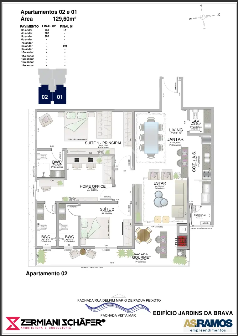 Imagem 3 - Apartamento em Praia Brava de Itajaí, Itajaí - SC