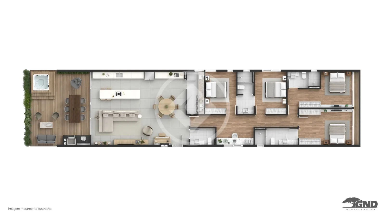 Imagem 4 - Apartamento Garden em Cacupé, Florianópolis - SC