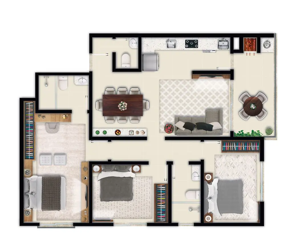 Image 11 - Apartamento em Pagani, Palhoça - SC
