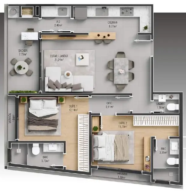 Image 23 - Apartamento em João Paulo, Florianópolis - SC