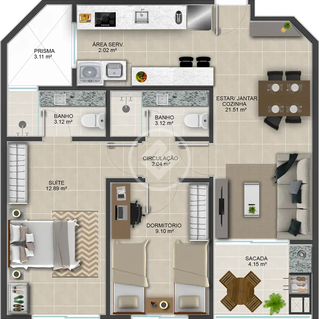 Image 18 - Apartamento em COQUEIROS, Florianópolis - SC