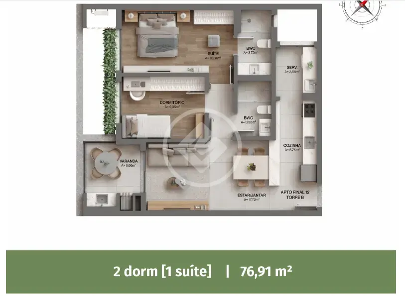 Imagem 3 - Apartamento em Cacupé, Florianópolis - SC