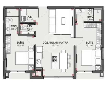 Image 19 - Apartamento em JURERÊ, Florianópolis - SC
