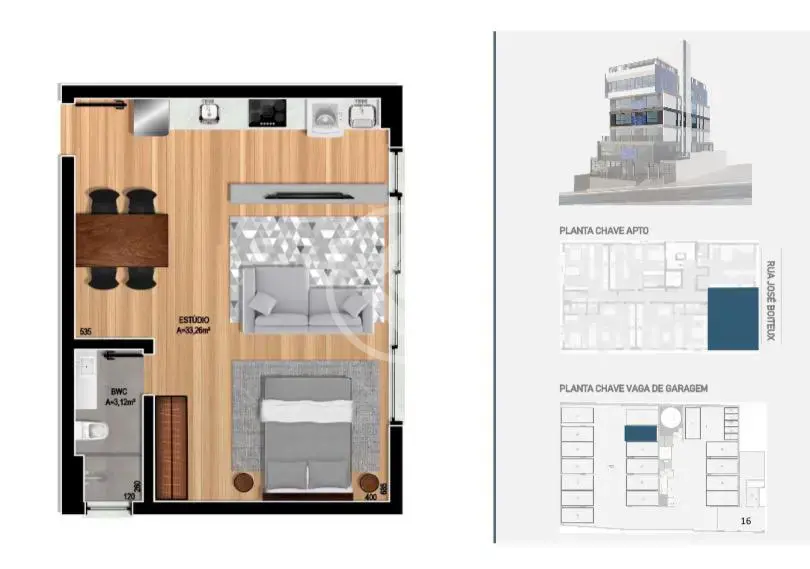 Imagem 1 - Loft / Studio em Centro, Florianópolis - SC